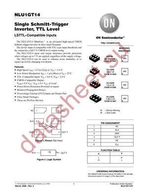 NLU1GT14MUTCG datasheet  